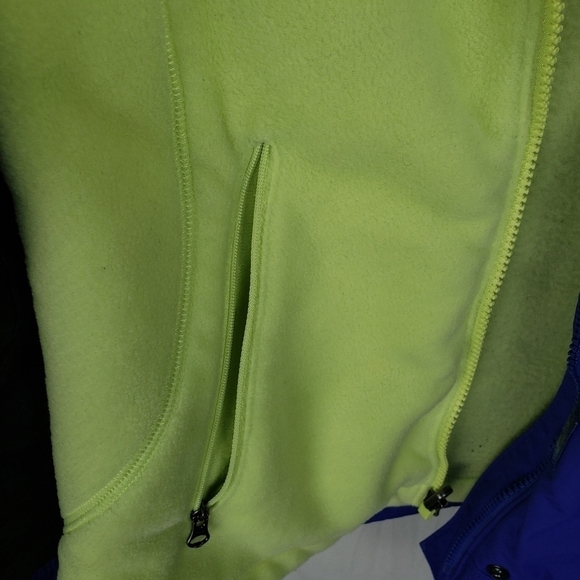 Columbia 3 in 1 Purple/Lime Green Interchangeable Coat with Detachable Hood Sz M - Picture 14 of 16